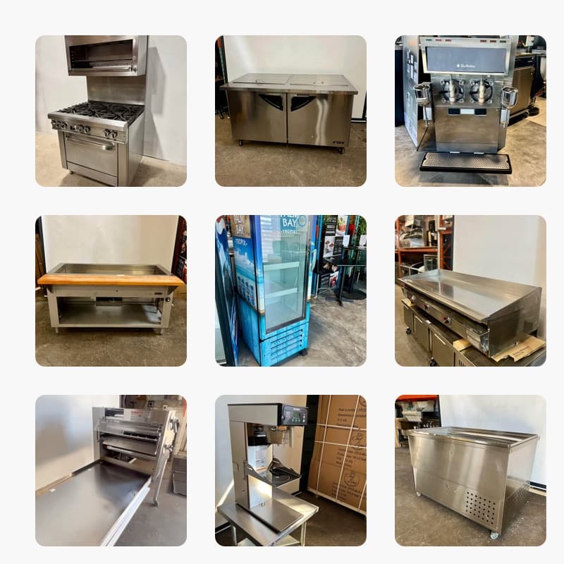Inspected used restaurant equipment on our floor