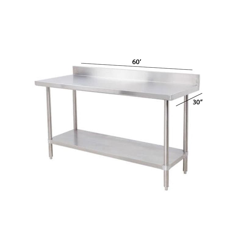 Table avec dosseret