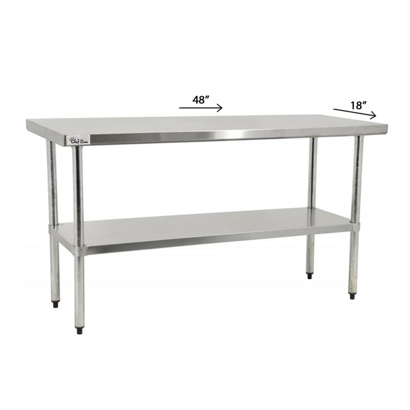 Worktable 18’’x48’’x34’’