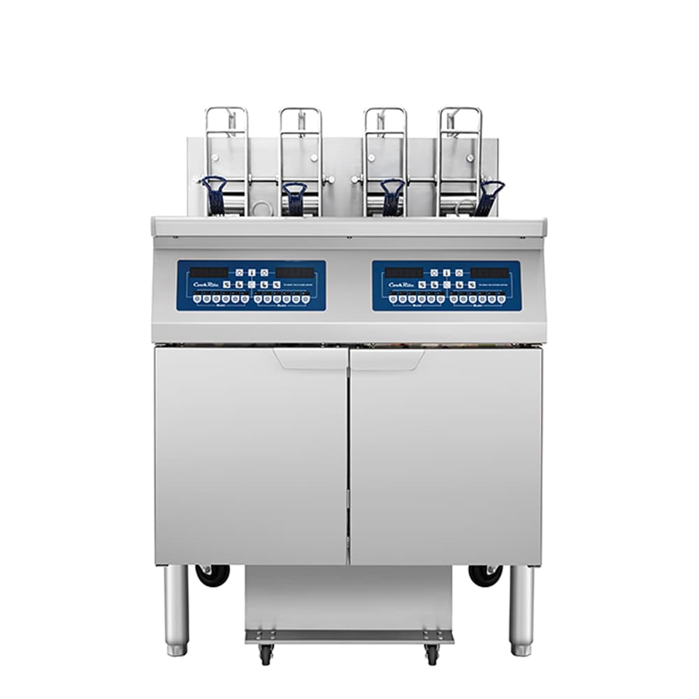 AEFF-50-2TB – Batteries de friteuses électriques avec filtration intégrée