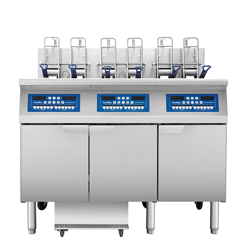 AEFF-50-3B – Batteries de friteuses électriques avec filtration intégrée