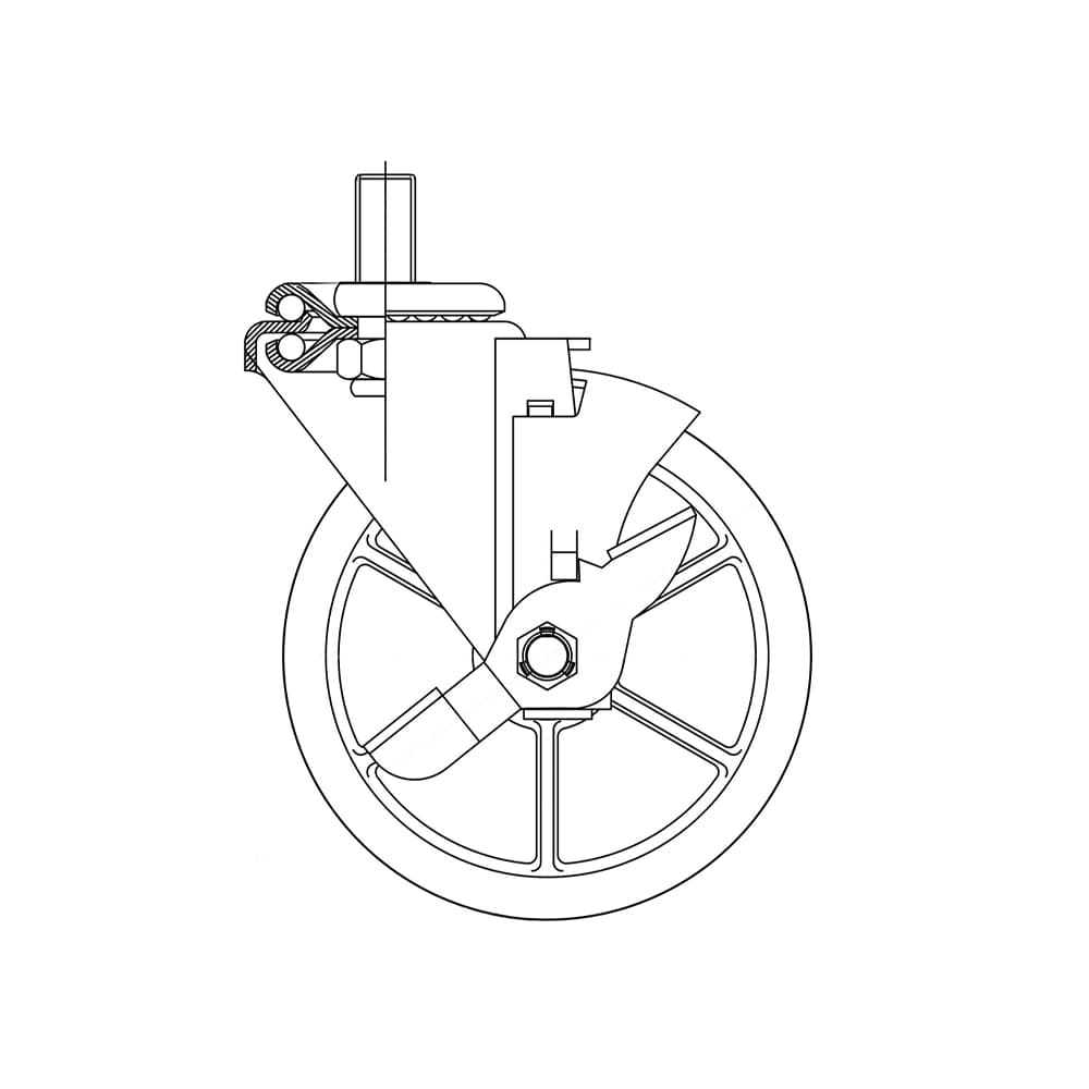 B0604007 – Casters for AUR & AUF Series