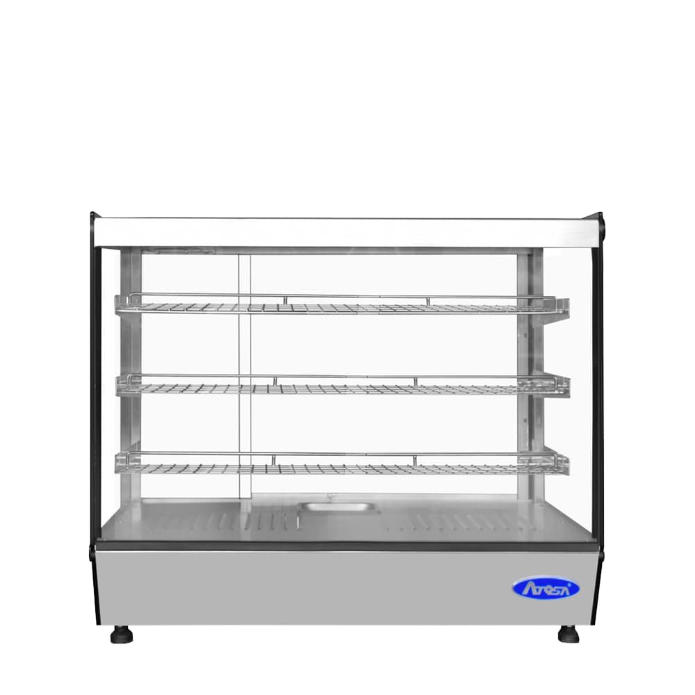 CHDS-53 — Vitrine chauffante de comptoir à verre droit (5,3 pi³)