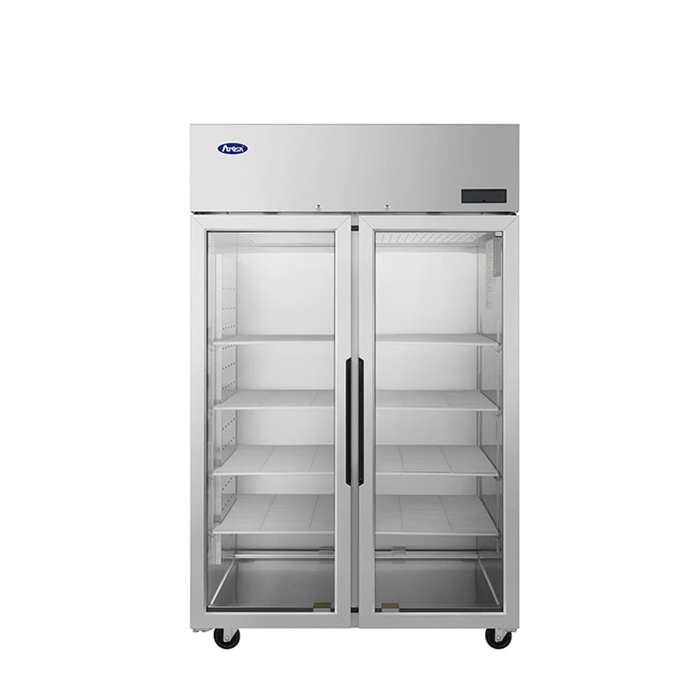 PLUS-R2-GS-S-PT – Top Mount Pass-Thru Glass-door Refrigerators