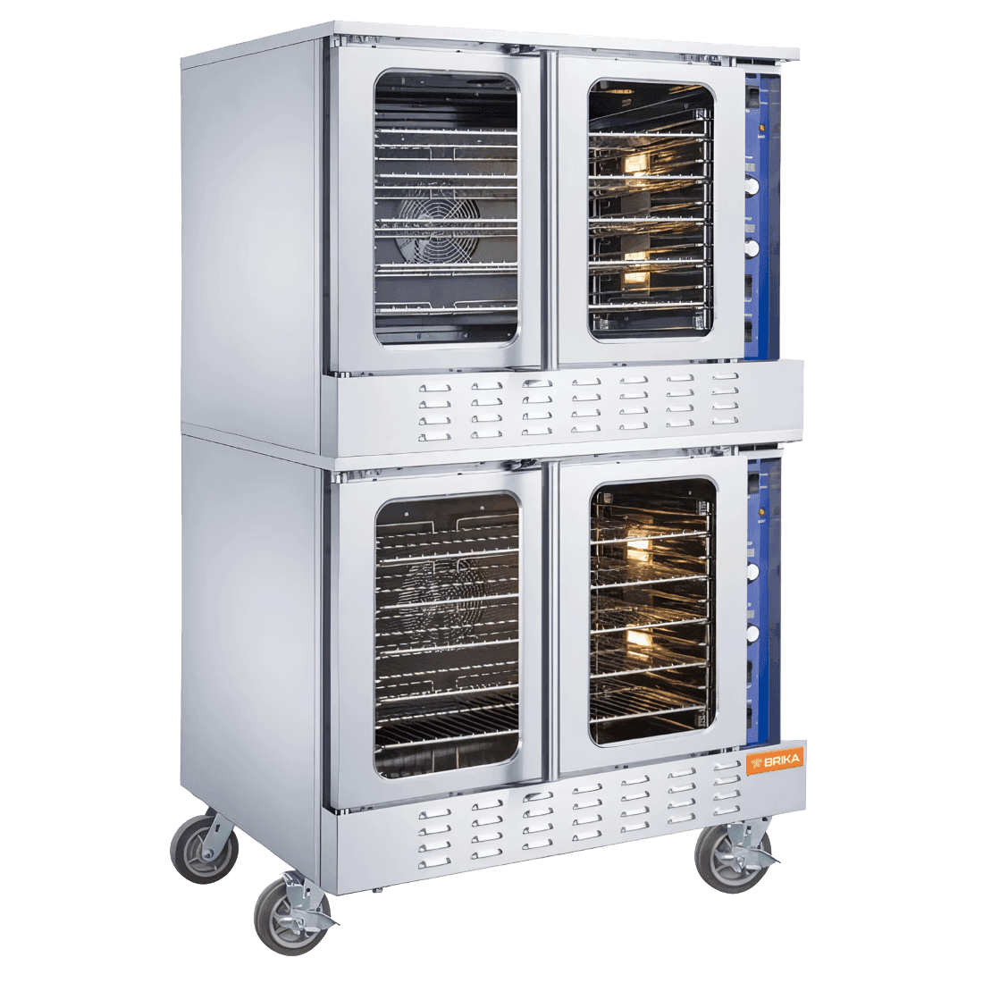Brika BCOS-2-NG double-deck natural gas convection oven