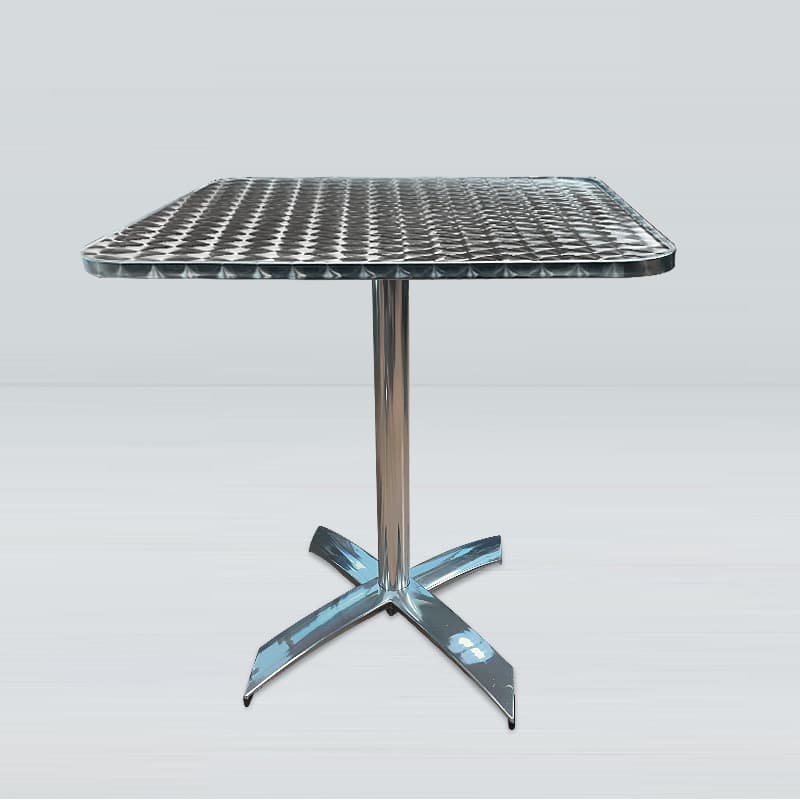 Table pliante en aluminium