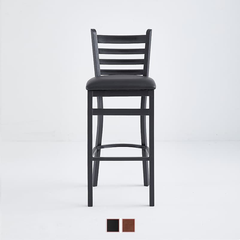 Bar stool with black or brown vinyl (B-59)