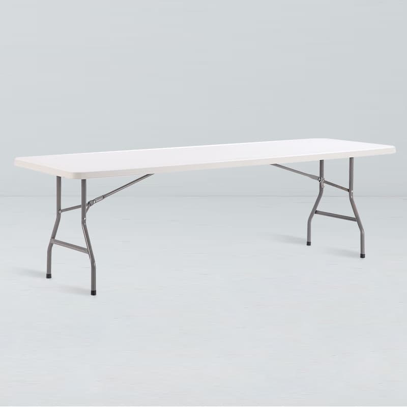 Plastic folding banquet table 30″ x 96″ (BTR-3096-WH)