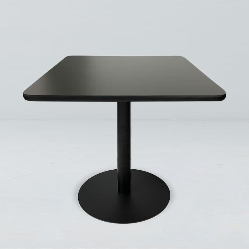 Table de restaurant carrée à base ronde (RTRB-SQUARE-30)