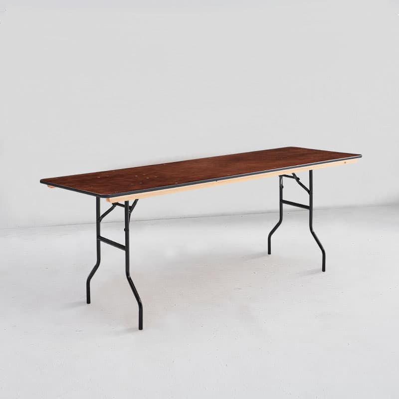 Wood banquet table 18″ x 72″ (BTW-1872-WN)
