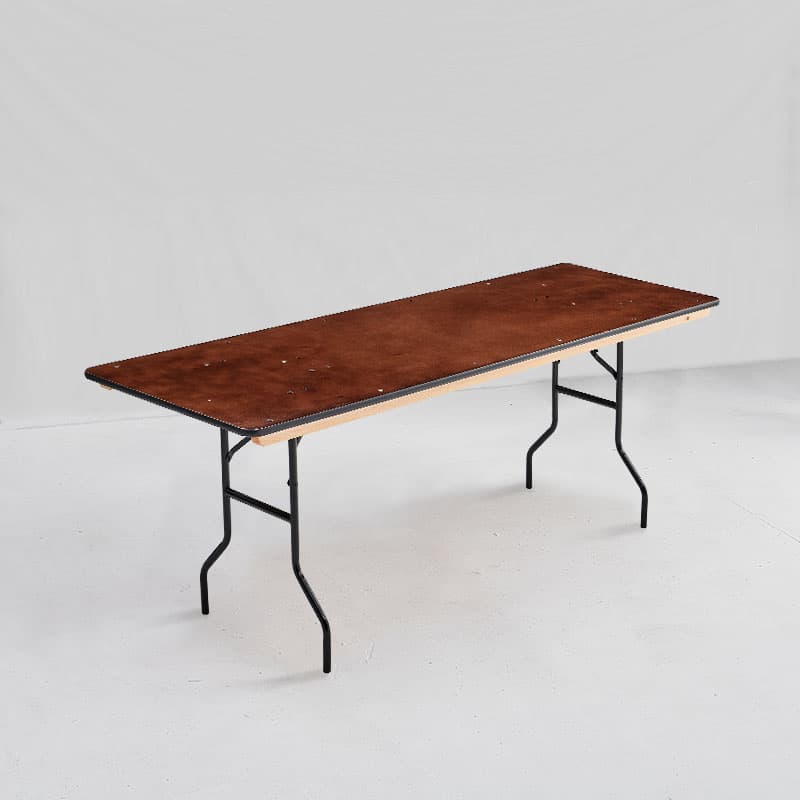Wood banquet table 30″ x 72″ (BTW-3072-WN)