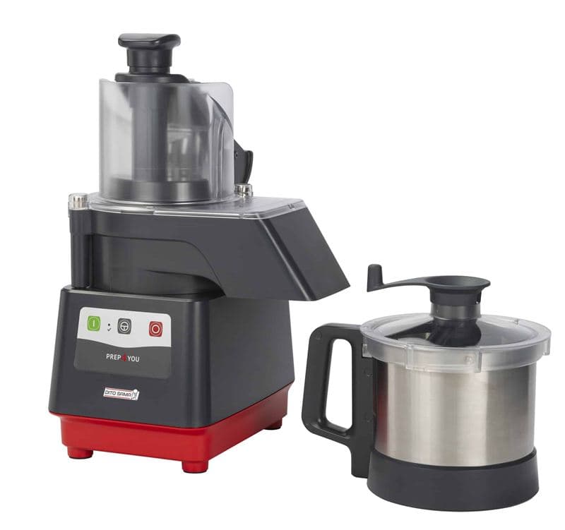 Dito Sama 602253 Trancheuse à légumes et cutter-mélangeur combinés de 3,6 L / 3,8 pintes