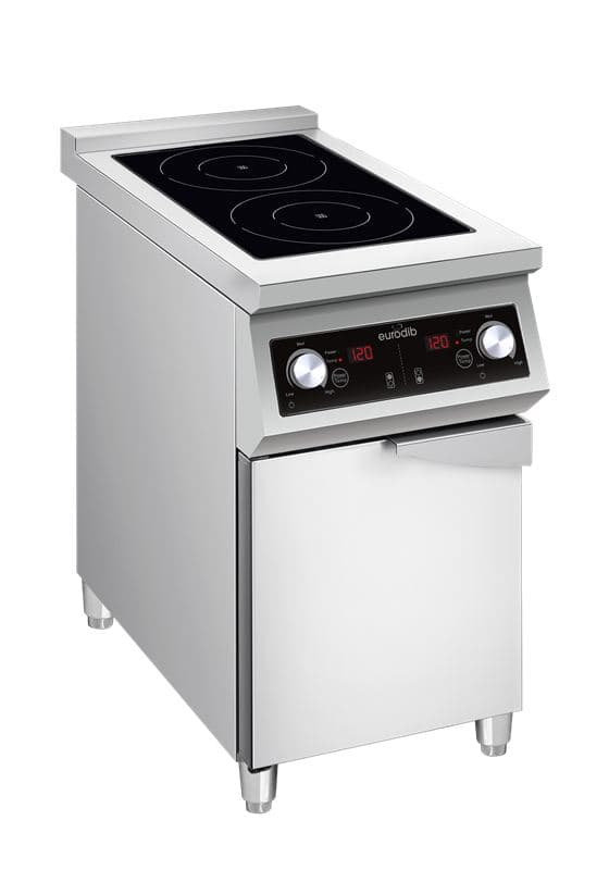 Eurodib FCIHD235D3PH Plaque de cuisson à induction commerciale sur pied