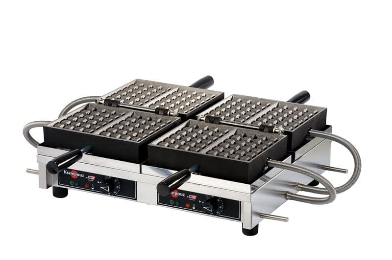Krampouz WECCBBAT 180° double waffle makers