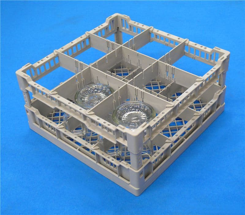 Lamber CC00121 Glass Rack with Compartments (9 Glasses)
