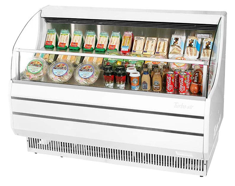 Turbo Air TOM-50SW(B)-N Open Display Merchandiser