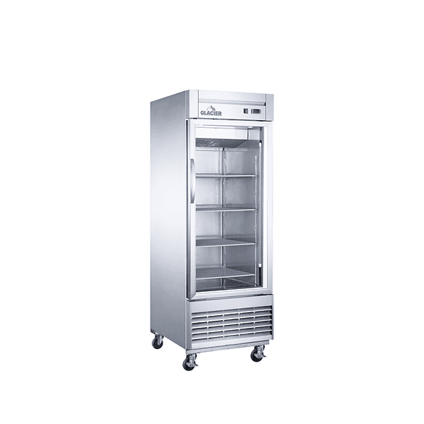 Glacier 28" Single Glass Door Freezer