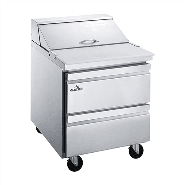 Glacier 29" Salad/Sandwich Prep Table with Drawers