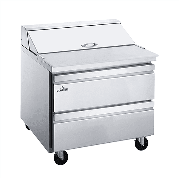 Glacier 36" Salad/Sandwich Prep Table with Drawers