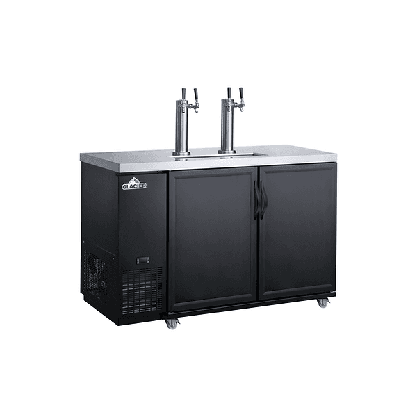 Glacier 61" Dual Tap Kegerator