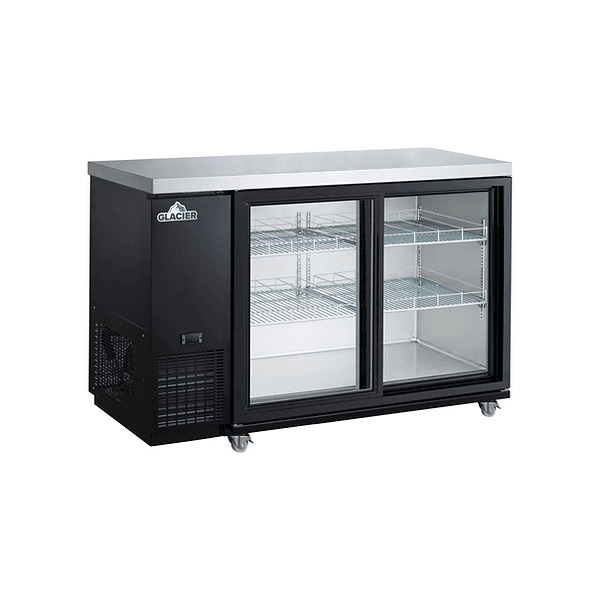 Glacier 61" Sliding Glass Door Back Bar Cooler