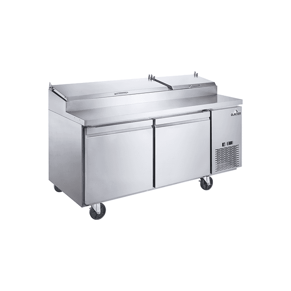 Glacier Table de préparation réfrigérée à pizza de 70″