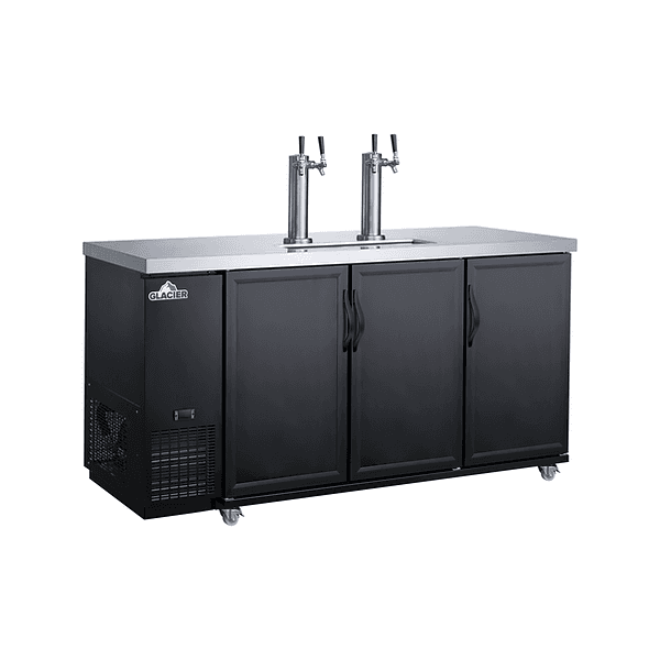 Glacier 73" Dual Tap Kegerator