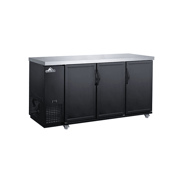 Glacier 73" Solid Door Back Bar Cooler