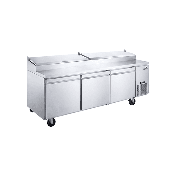 Glacier Table de préparation réfrigérée à pizza de 90″