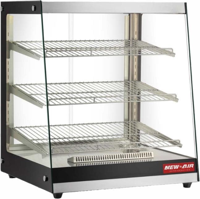 Heated countertop display case 30″
