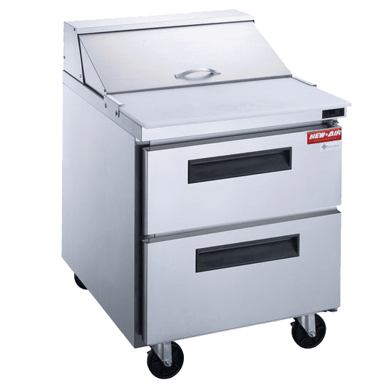 Salad and sandwich prep table 29″ – 2 drawers