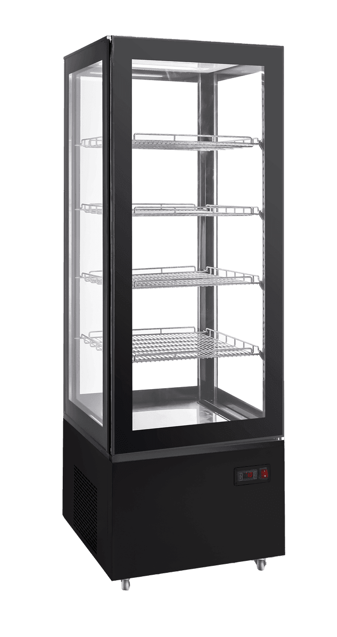 Upright glass refrigerator display 26 cu. ft.