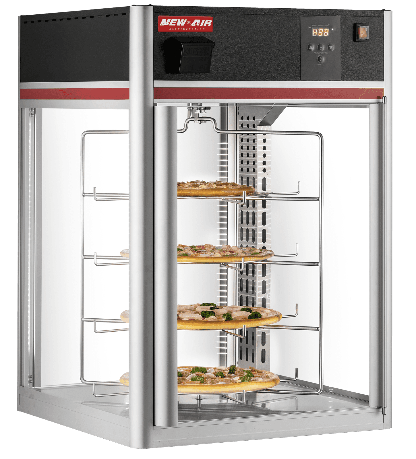 Countertop pizza display 23″