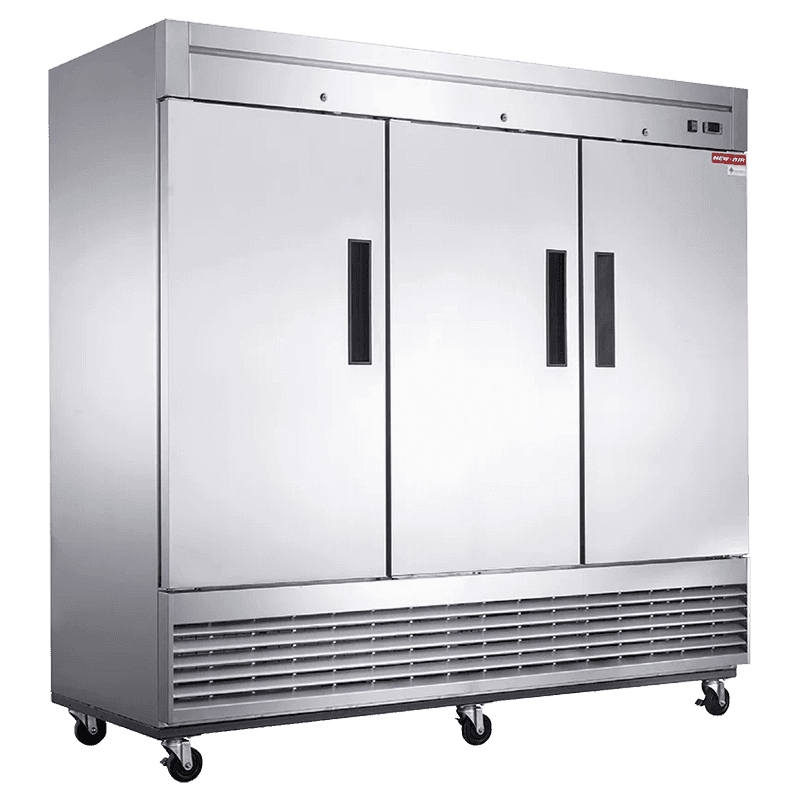 82″ solid door refrigerator