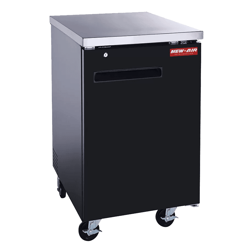 23″ solid door beer refrigerator