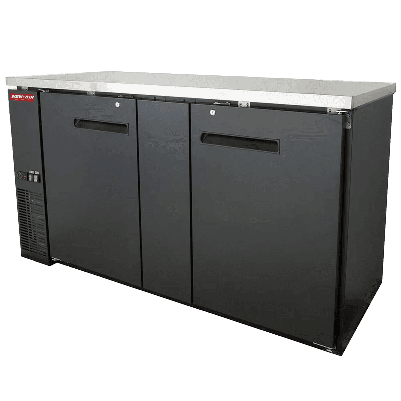 69″ solid door beer refrigerator