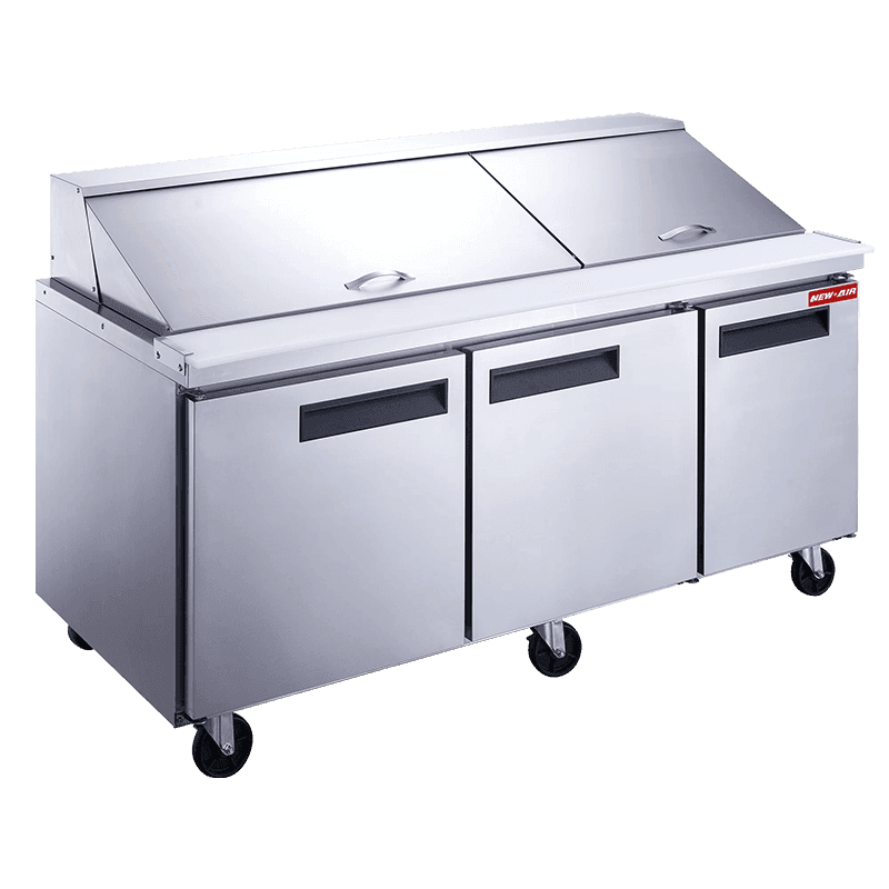 Table de préparation à salade et sandwichs mega top 72″