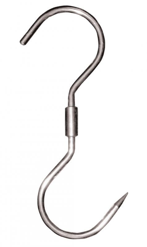 Omcan 10503 Crochet en S pivotant en acier inoxydable de 9 1/2″ x 7/16″