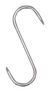 Omcan 10508 Crochet en S en acier inoxydable de 2,4″ x 1/8″