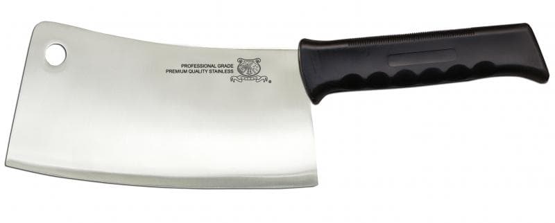 Omcan 10546 10" Stainless Steel Cleaver with Polypropylene Handle