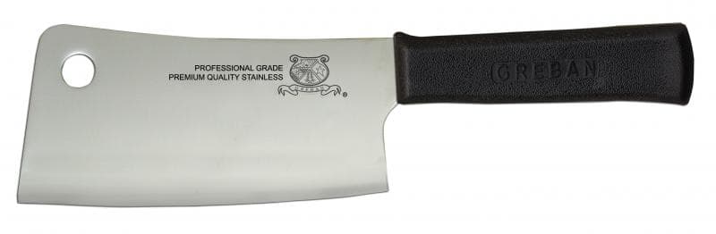 Omcan 10548 6" Stainless Steel Cleaver with Polypropylene Handle