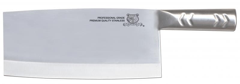 Omcan 10554 8 1/2" Chinese Style Cleaver with Stainless Steel Handle