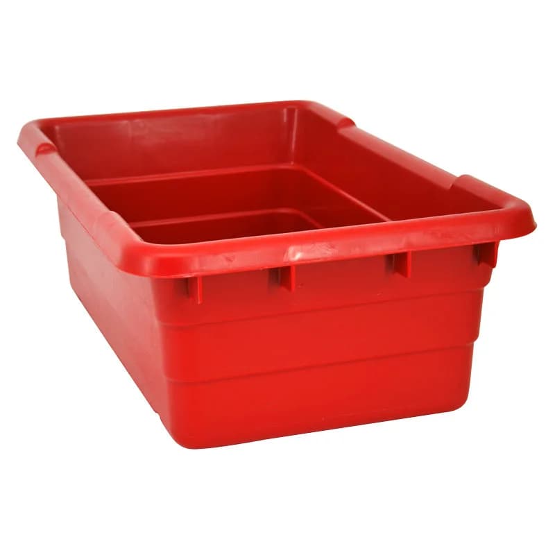 Omcan 10938 Bac de boucherie rouge de 25″ x 16″ x 8-1/2″