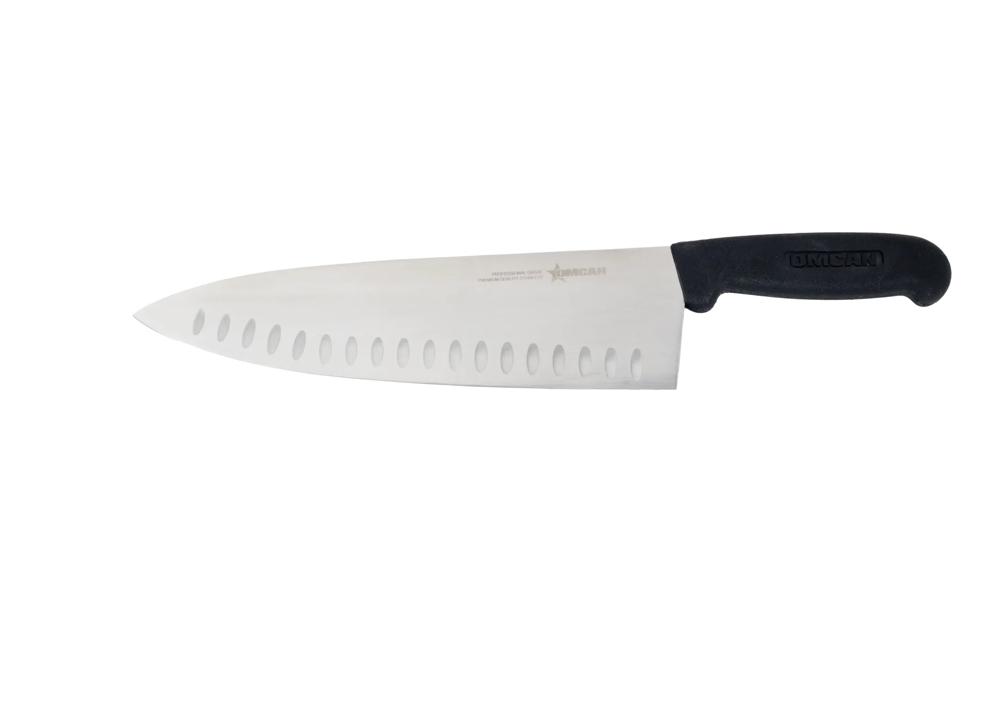 Omcan 12172 10" Medium Cook Knife with G-Edge Blade
