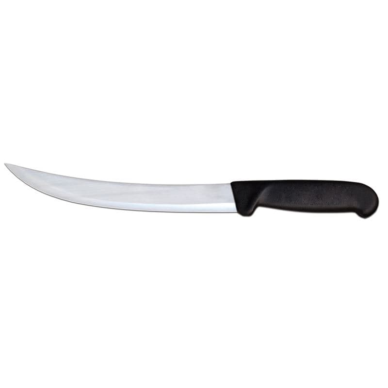 Omcan 12307 8" Breaking Knife with Black Polypropylene Handle