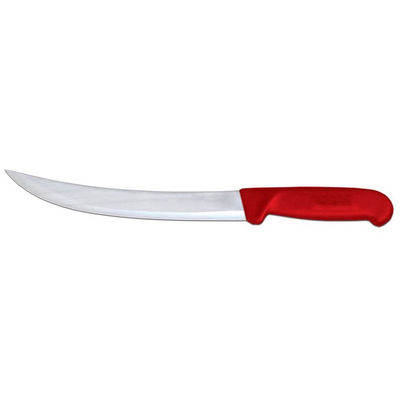 Omcan 12322 8" Breaking Knife with Red Polypropylene Handle
