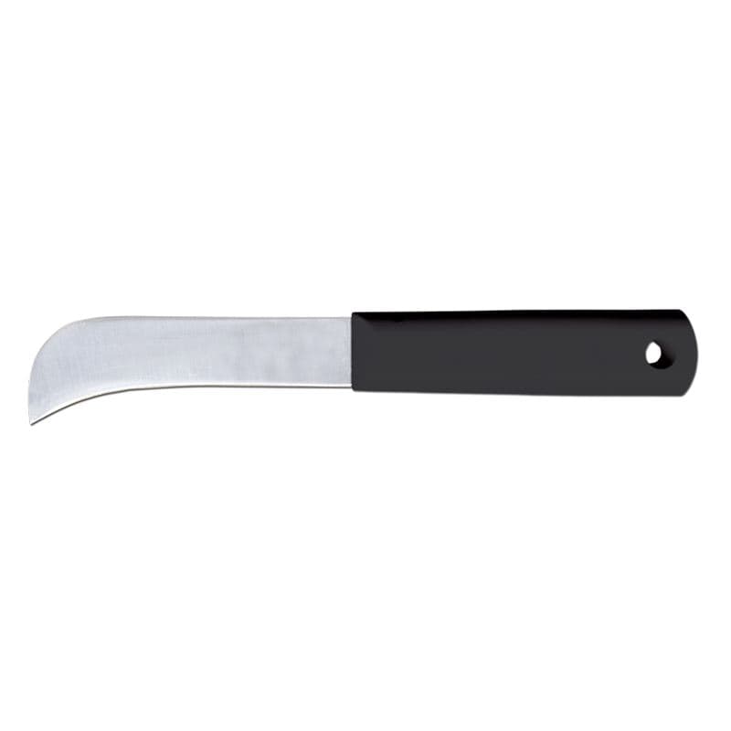 Omcan 12372 3 1/4" Lettuce Knife with Black Polypropylene Handle