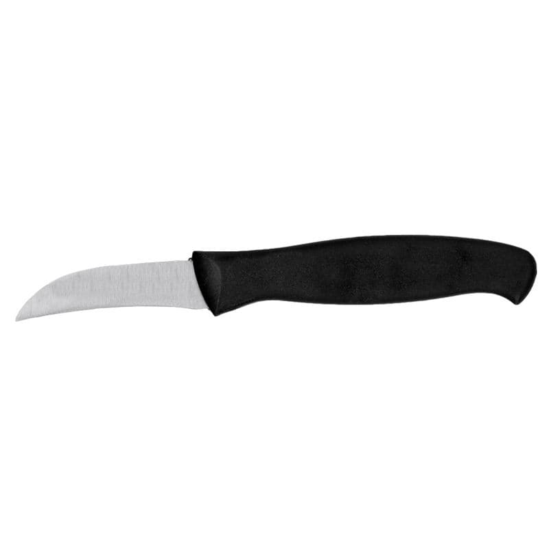 Omcan 12475 2 1/2" Turning Knife with Black Handle