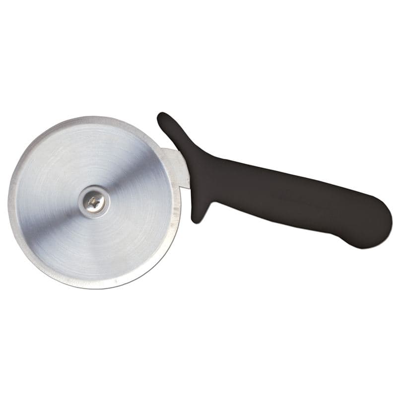 Omcan 12806 Roulette à pizza de style R de 4″ avec poignée noire