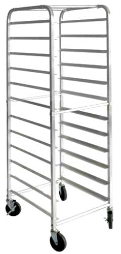 Omcan 13504 Aluminum, Round Top Bun Rack with 12 Slides and 5″ spacing